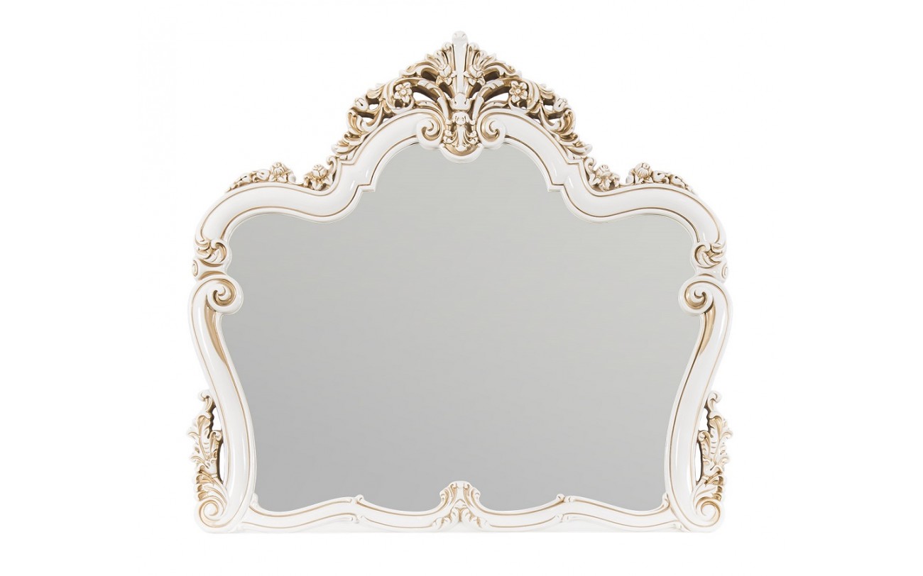 зеркало Флоренция белый глянец