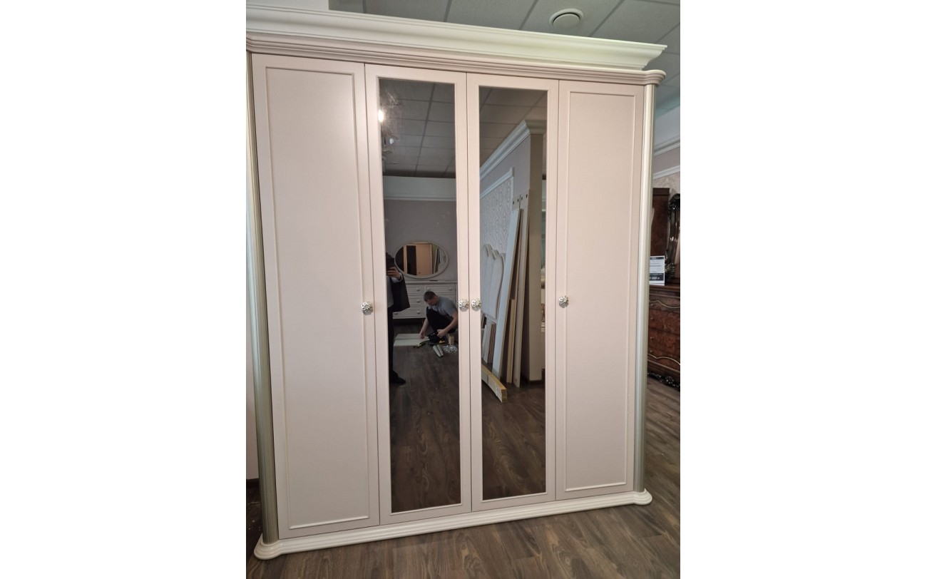 Шкаф Диана 4-дверный бежевый