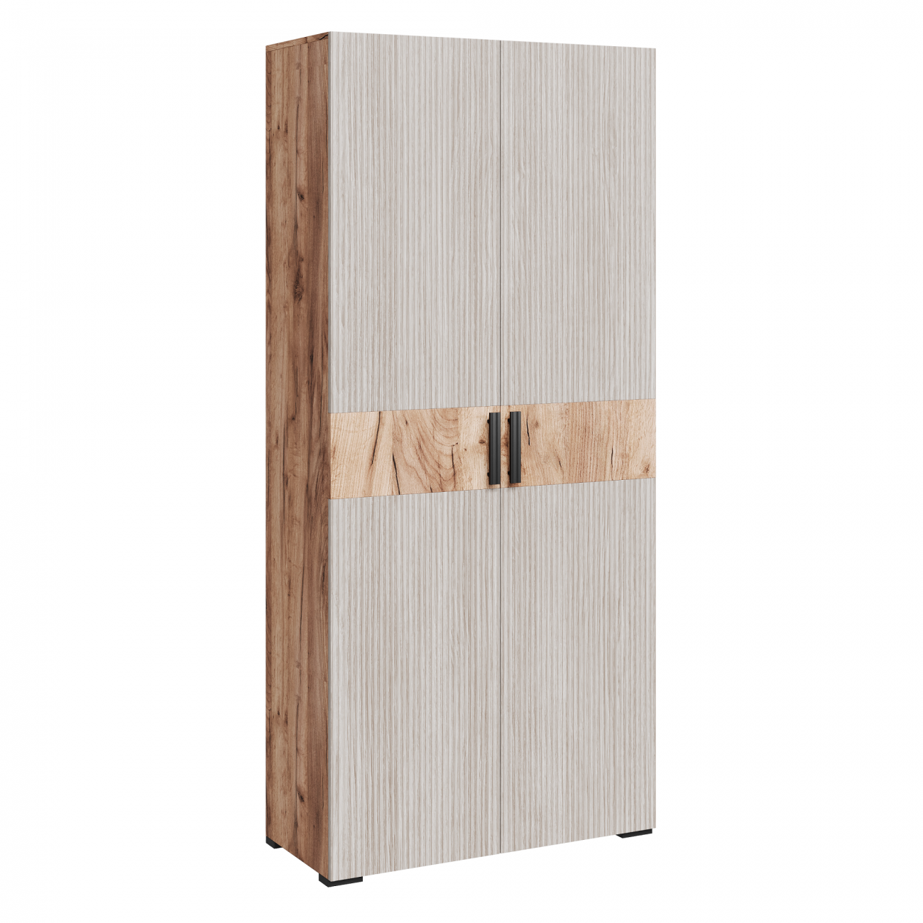 Шкаф 2х-дверный с вешалкой и полками «Берта» (ПБ-02)