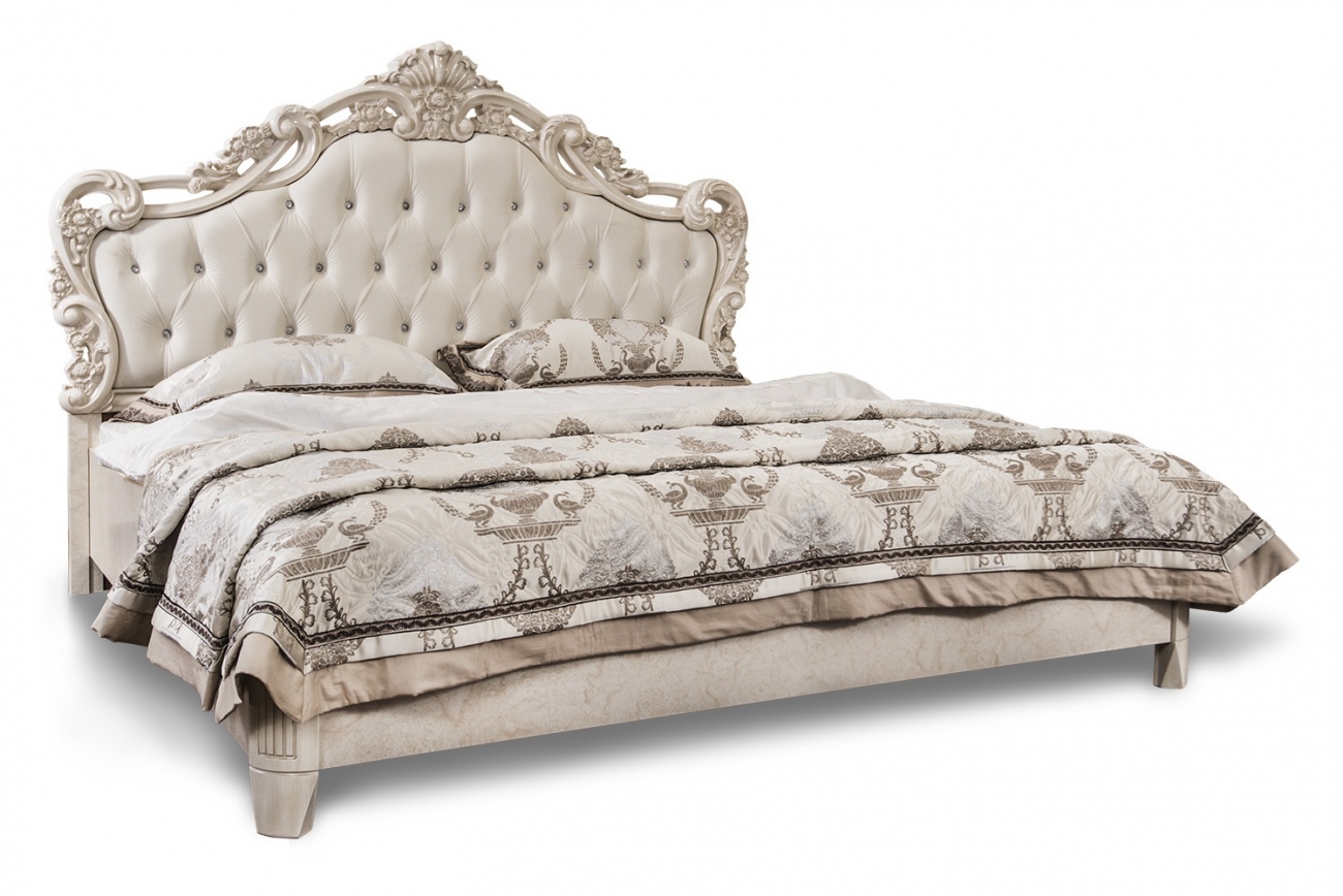 Ящик с подъемным механизмом Патрисия 160x200 см белый