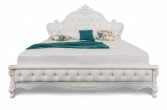 кровать Мишель 1,6м с подъёмным механизмом белый матовый