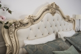 кровать Мона Лиза 1,8м с мягким изголовьем крем
